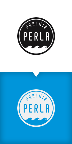 Projekt logo dla Pralnia Perła