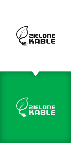 Projekt logo dla Zielone Kable