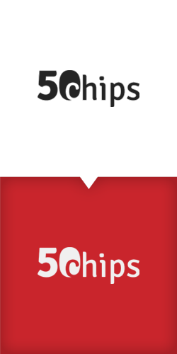 Projekt logo dla 50chips