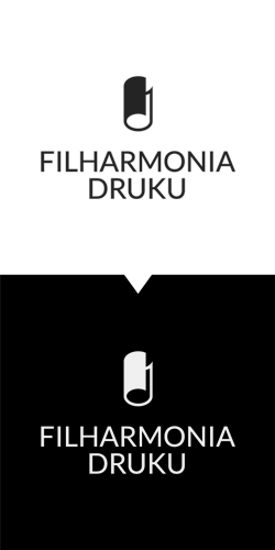 Projekt logo dla Fliharmonia Druku